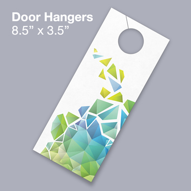 3.5 X 8.5 Inch Full Color Door Hanger